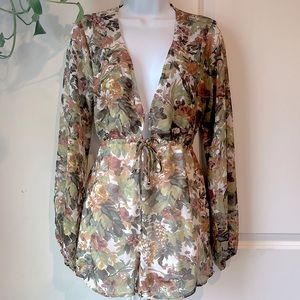 Show Me You MuMu Floral Romper